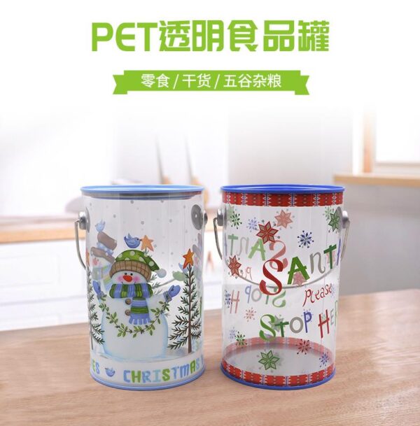 PET clear food jar