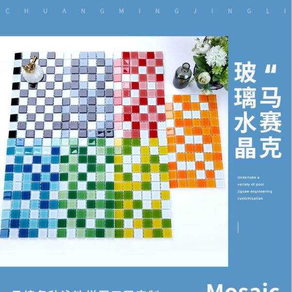 Senior Glass crystal Mosaic (mixed color)