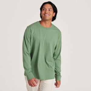 Men's Allgood Cotton Long Sleeve Tee - Hazy Cargo