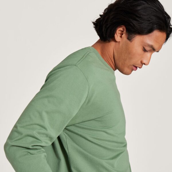 Men's Allgood Cotton Long Sleeve Tee - Hazy Cargo - Image 2