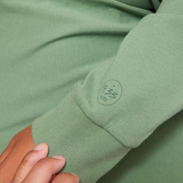 Men's Allgood Cotton Long Sleeve Tee - Hazy Cargo - Image 5
