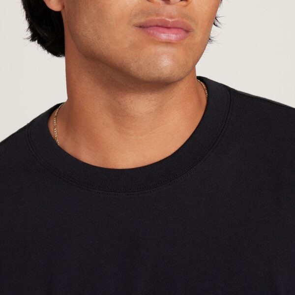 Men's Allgood Cotton Tee - Natural Black - Image 5