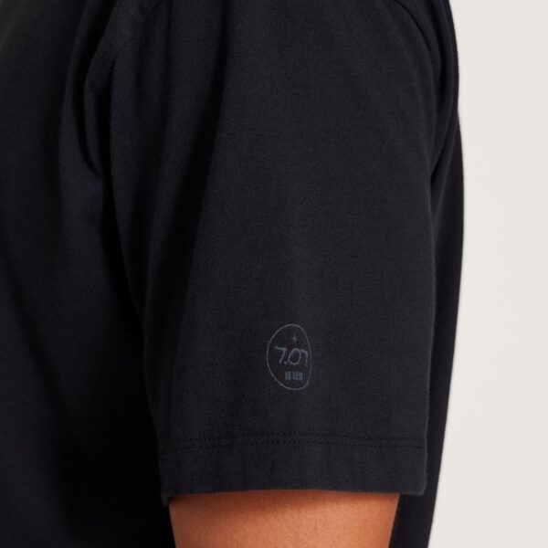 Men's Allgood Cotton Tee - Natural Black - Image 3